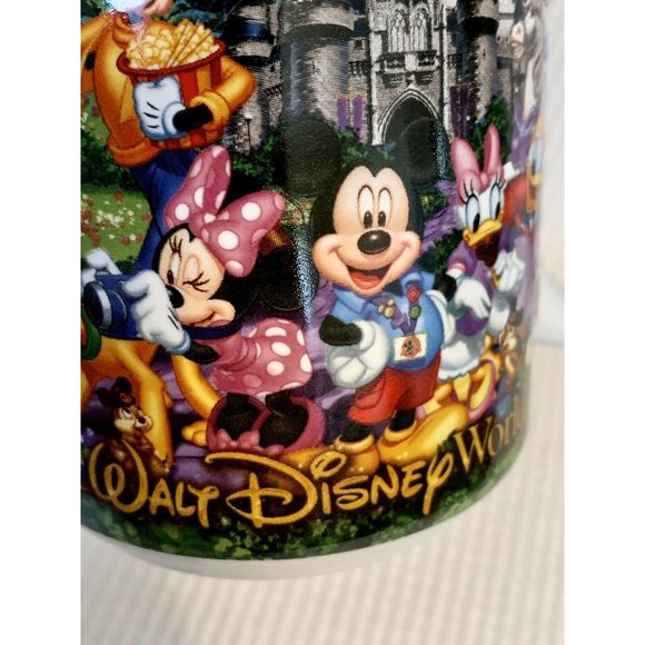 Pixar Disney Parks Walt Disney World Storybook GRANDPA Coffee Mickey Lilo Stitch - Picture 4 of 12